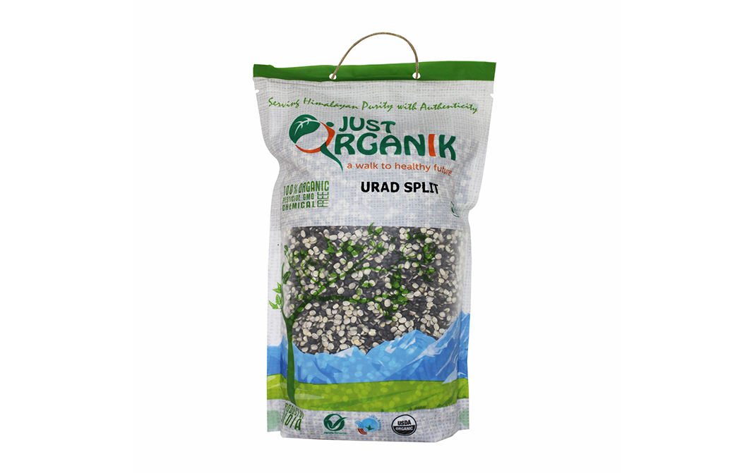 Just Organik Urad Split   Pack  1 kilogram